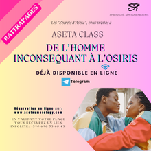 Charger l'image dans la galerie, ASETA CLASS 1 COURS EN LIGNE